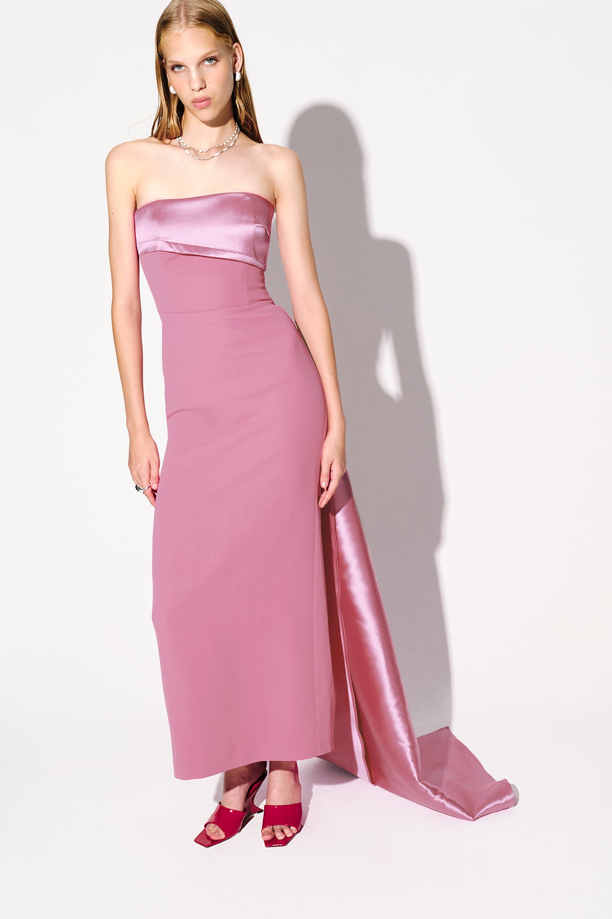 Amaranth Midi Dress - Powder Pink – Urban Muse En