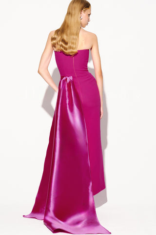 Amaranth Midi Dress - Fuchsia