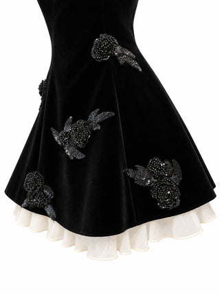Velours Mini Dress