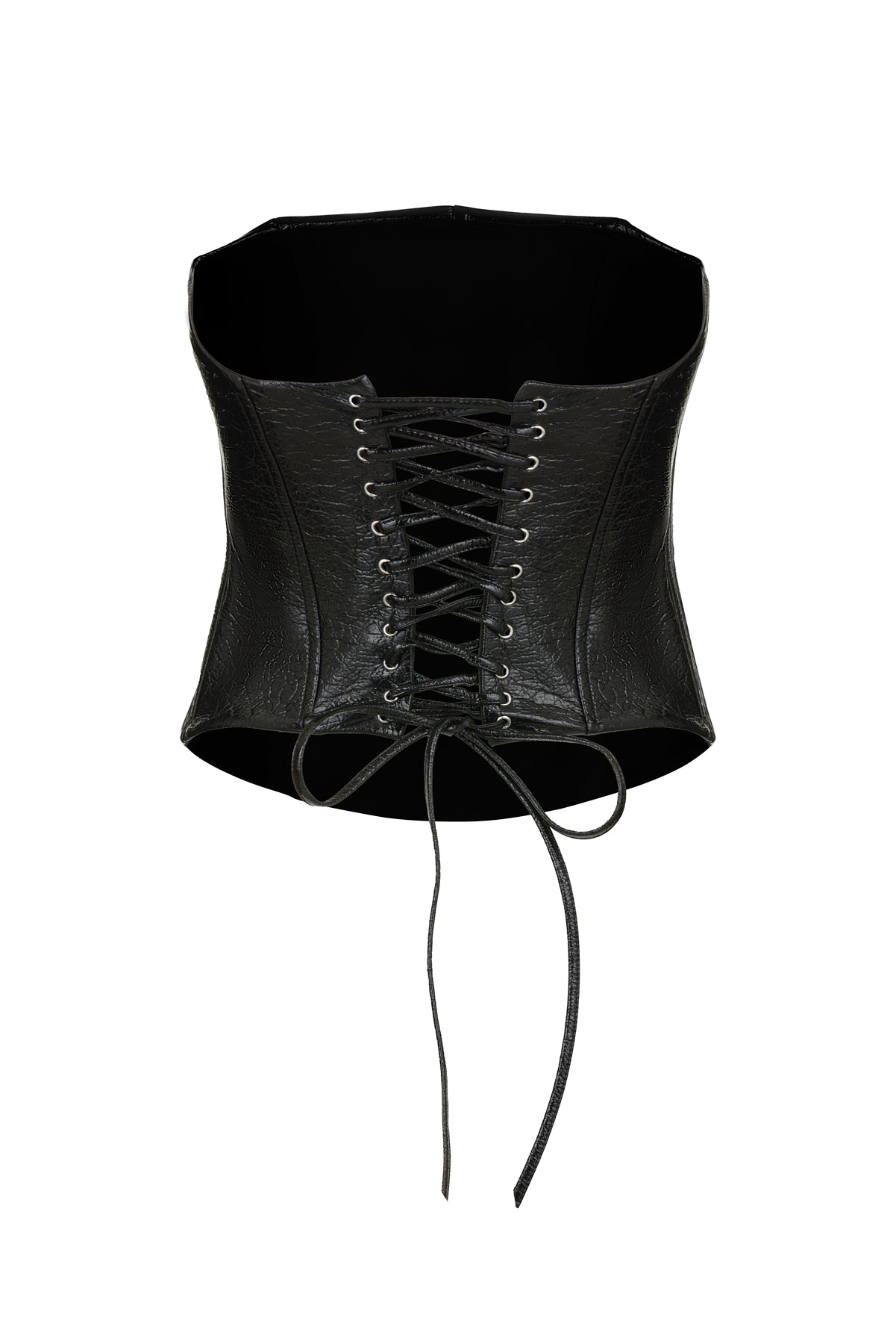 patent leather bustier